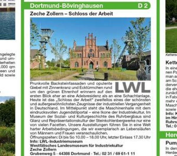 Produktbild: Publicpress Rad- und Wanderkarte Ruhrgebiet Ost, Dortmund, Bochum, Unna 1:50.000