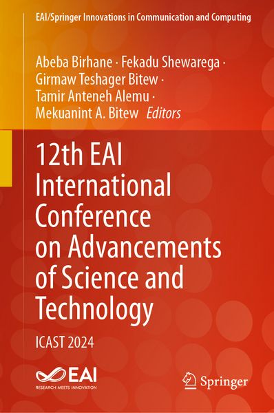 Produktbild: 12th EAI International Conference on Advancements of Science and Technology