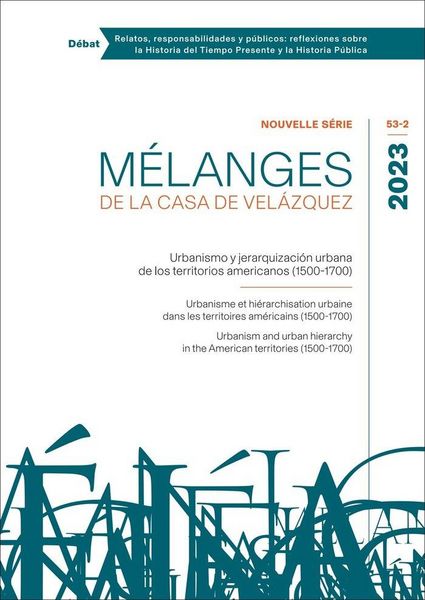 Produktbild: Urbanismo y jerarquizaci&oacute;n urbana de los territorios americanos (1500-1700)