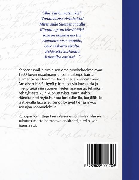 Produktbild: Aaro Gustavi Knuutinen, Arolainen