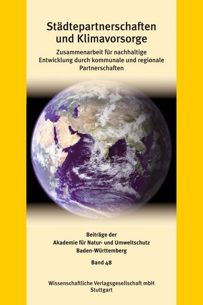 Produktbild: St&auml;dtepartnerschaften und Klimavorsorge