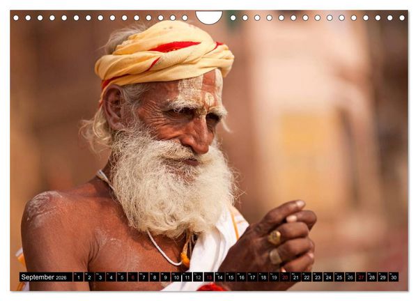 Produktbild: Indien - Varanasi (Wandkalender 2026 DIN A4 quer), CALVENDO Monatskalender