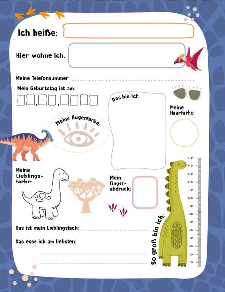 Produktbild: Kritzel-Kratzel-Buch Meine Schulfreunde (Dinos)