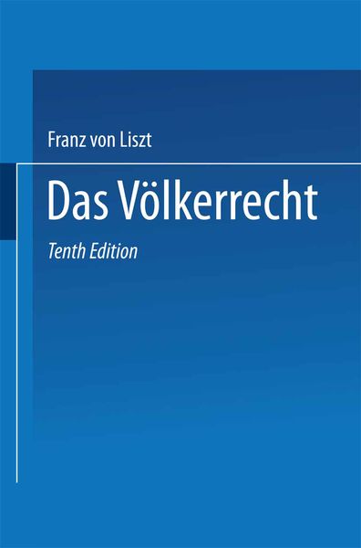 Produktbild: Das V&ouml;lkerrecht