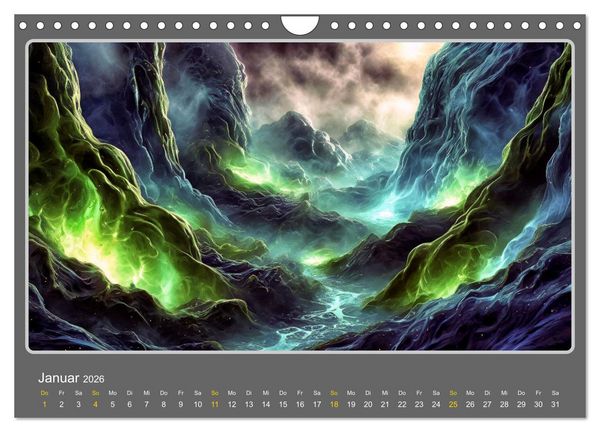 Produktbild: Energiefantasien (Wandkalender 2026 DIN A4 quer), CALVENDO Monatskalender