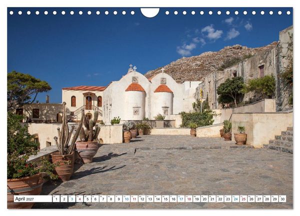 Produktbild: Kreta &ndash; Zwischen Bergen, Buchten und Geschichte (Wandkalender 2027 DIN A4 quer), CALVENDO Monatskalender