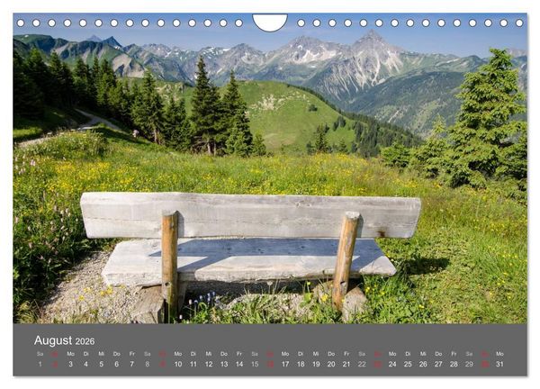 Produktbild: Tannheimer Tal (Wandkalender 2026 DIN A4 quer), CALVENDO Monatskalender