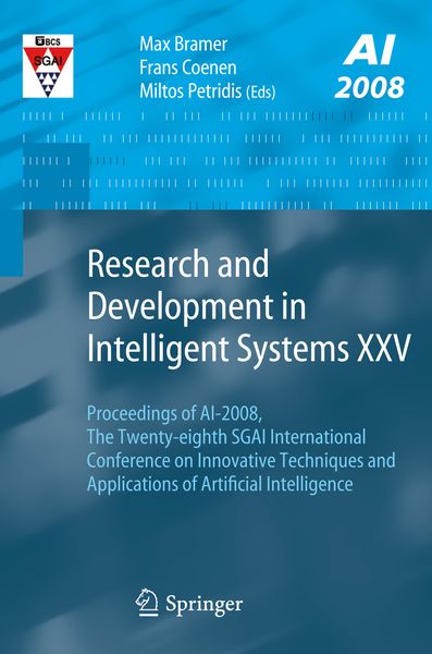 Produktbild: Research and Development in Intelligent Systems XXV