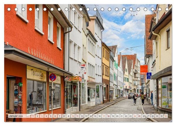 Produktbild: Reutlingen Impressionen (Tischkalender 2026 DIN A5 quer), CALVENDO Monatskalender