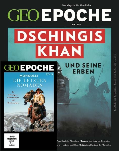 Produktbild: GEO Epoche (mit DVD) / GEO Epoche / GEO Epoche DVD 138/2026 - Dschingis Khan und seine Erben