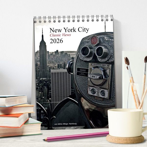 Produktbild: New York City 2026 &bull; Classic Views (Tischkalender 2026 DIN A5 hoch), CALVENDO Monatskalender