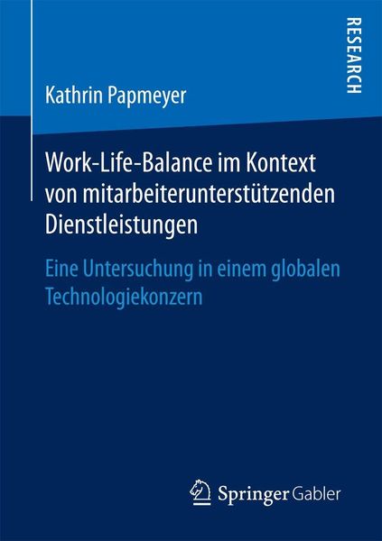 Produktbild: Work-Life-Balance im Kontext von mitarbeiterunterst&uuml;tzenden Dienstleistungen