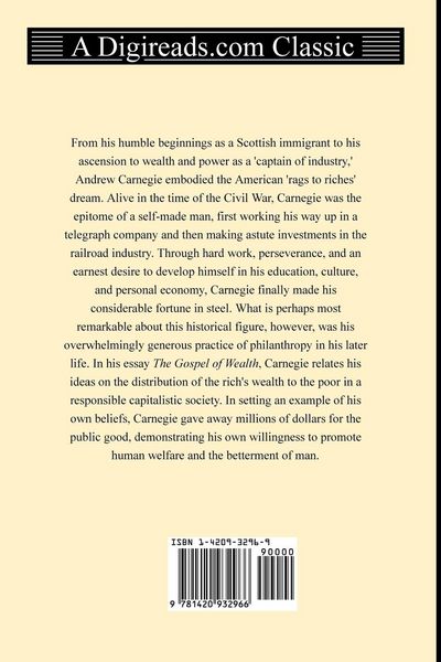 Produktbild: The Autobiography of Andrew Carnegie and The Gospel of Wealth