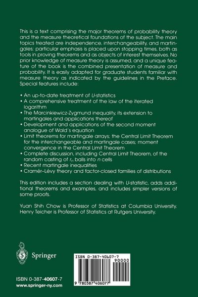 Produktbild: Probability Theory