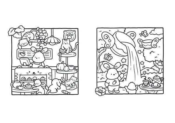 Produktbild: Cosy Caf&eacute; Days - Ausmalbuch