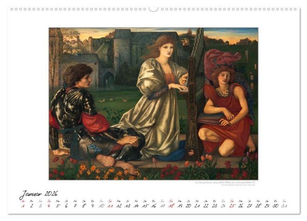 Produktbild: KlangFarben - Musik im Bild Kunstkalender (hochwertiger Premium Wandkalender 2026 DIN A2 quer), Kunstdruck in Hochglanz