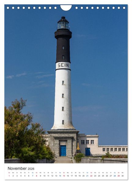 Produktbild: Leuchtturm-Legenden im Westen der Bretagne (Wandkalender 2026 DIN A4 hoch), CALVENDO Monatskalender
