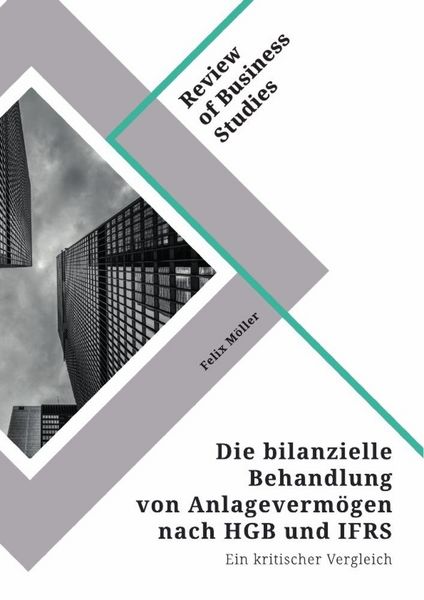 Die bilanzielle Behandlung von Anlagevermögen nach HGB und IFRS, Taschenbuch von Felix Möller, GRIN, 9783346322821