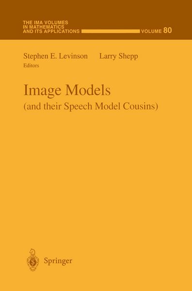 Produktbild: Image Models (and their Speech Model Cousins)