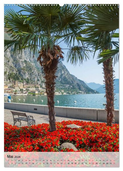 Produktbild: LIMONE SUL GARDA Unvergessliche Momente (hochwertiger Premium Wandkalender 2026 DIN A2 hoch), Kunstdruck in Hochglanz