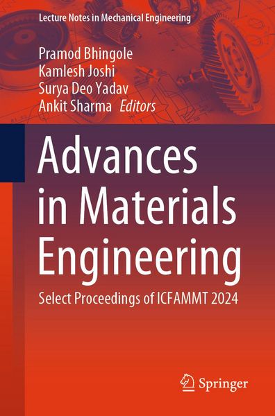 Produktbild: Advances in Materials Engineering