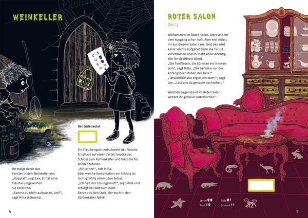 Produktbild: Escape-Buch f&uuml;r Grundschulkinder: Escape Challenge: Gefangen im Gruselschloss