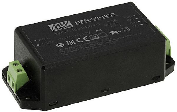 MEAN WELL MPM-90-12ST Schaltnetzteil 12 V/DC 6.7A 80.4W