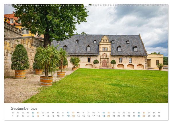 Produktbild: Rudolstadt - im Tal der Saale (hochwertiger Premium Wandkalender 2026 DIN A2 quer), Kunstdruck in Hochglanz