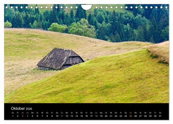 Produktbild: Siebenb&uuml;rgen &ndash; Die malerischsten Bauernh&auml;user (Wandkalender 2026 DIN A4 quer), CALVENDO Monatskalender