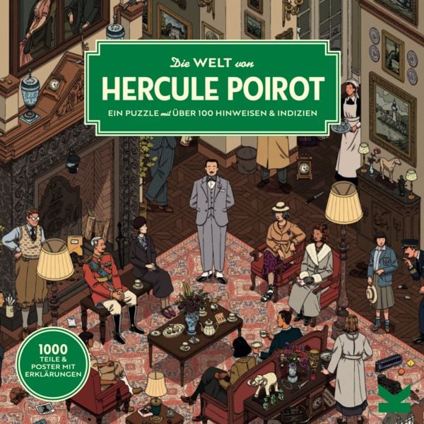Produktbild: Die Welt von Hercule Poirot - Puzzle 1000 Teile