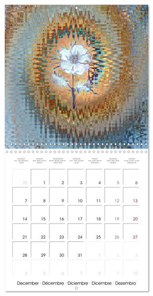 Produktbild: Des r&ecirc;ves f&eacute;eriques - Peinture digitale (Calendrier mural carr&eacute; 2026 30x30 cm) Calendrier double avec une page pour vos prises de notes
