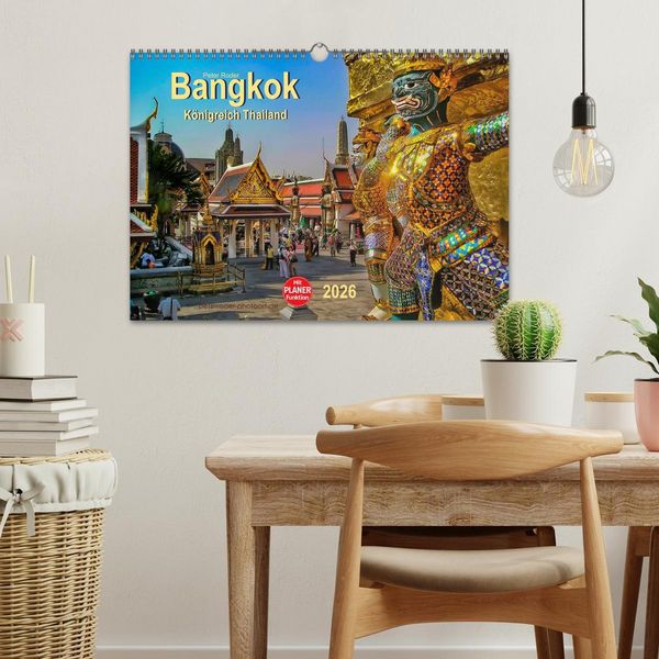 Produktbild: Bangkok - K&ouml;nigreich Thailand (Wandkalender 2026 DIN A3 quer), CALVENDO Monatskalender