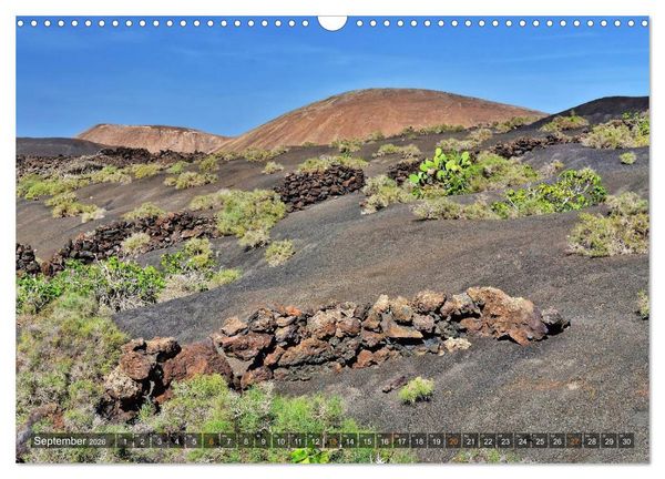 Produktbild: Lanzarote. Wunderwelt der Feuerberge (Wandkalender 2026 DIN A3 quer), CALVENDO Monatskalender
