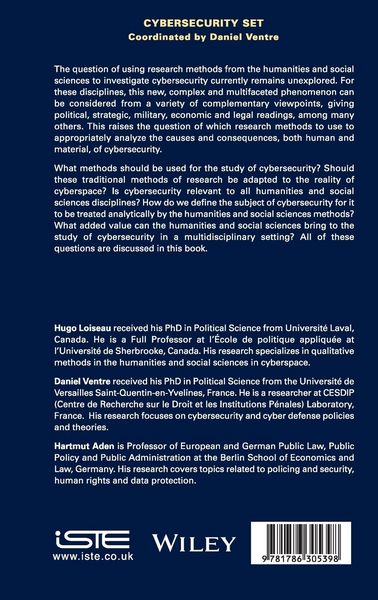 Produktbild: Cybersecurity in Humanities and Social Sciences