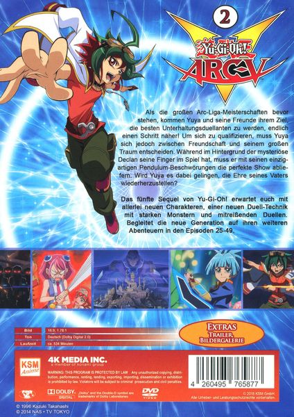 Produktbild: Yu-Gi-Oh! Arc-V - Staffel 1.2: Episode 25-49 [5 DVDs]