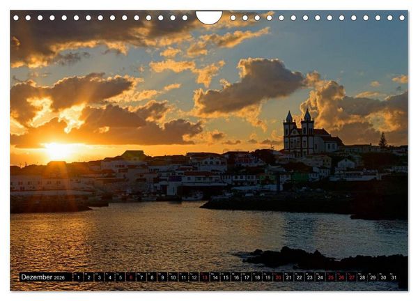 Produktbild: Perlen im Atlantik - Azoren (Wandkalender 2026 DIN A4 quer), CALVENDO Monatskalender