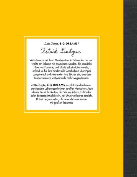 Produktbild: Astrid Lindgren &ndash; Little People, BIG DREAMS (Deutsche Ausgabe)