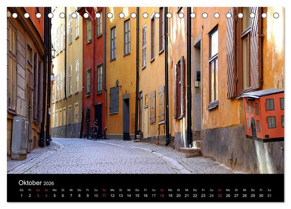 Produktbild: Sommer in Stockholm 2026 (Tischkalender 2026 DIN A5 quer), CALVENDO Monatskalender