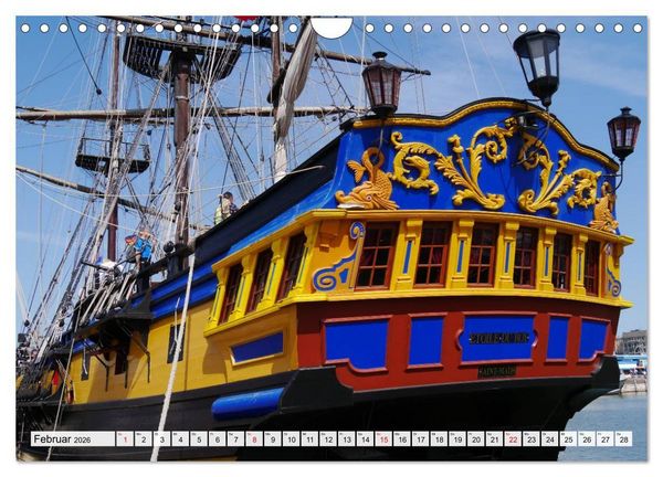 Produktbild: Windjammertreffen - Segelschiffe zu Gast in Bremerhaven (Wandkalender 2026 DIN A4 quer), CALVENDO Monatskalender