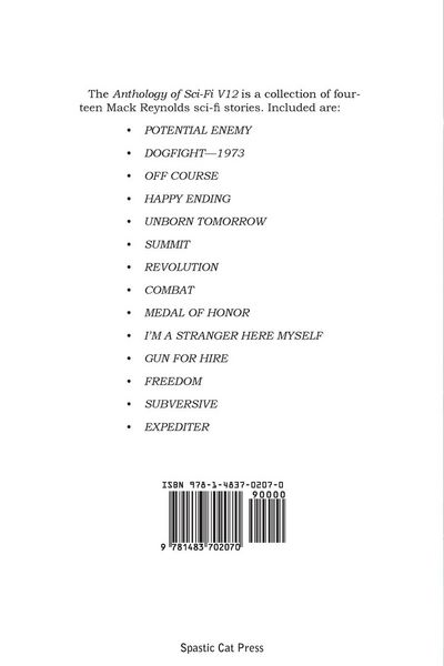 Produktbild: Anthology of Sci-Fi V12, the Pulp Writers - Mack Renolds