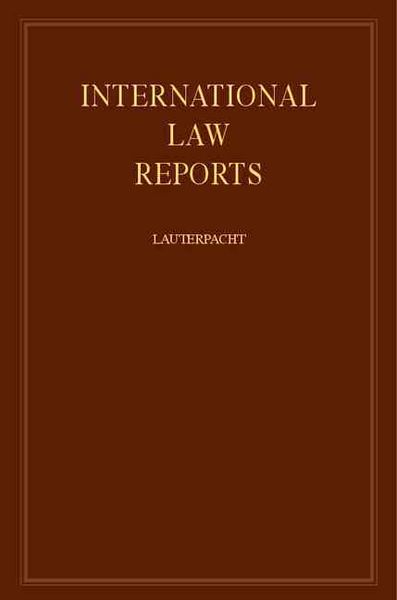 Produktbild: International Law Reports