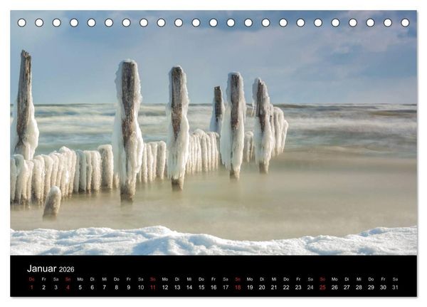 Produktbild: wonderful moments - R&uuml;gen 2026 (Tischkalender 2026 DIN A5 quer), CALVENDO Monatskalender
