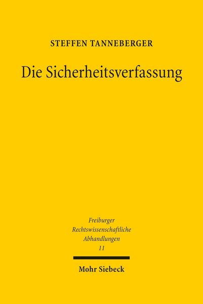 Produktbild: Die Sicherheitsverfassung