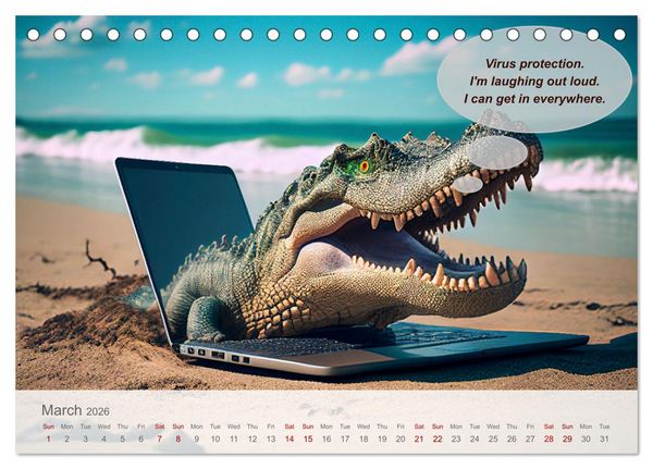 Produktbild: You really think you are an IT expert (Desk Calendar 2026 DIN A5 landscape), CALVENDO 12 Month DeskCalendar