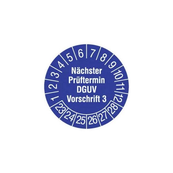 Produktbild: HT Instruments 2002270 Pr&uuml;fplaketten 30mm Sicherheitspr&uuml;fplaketten 1St.