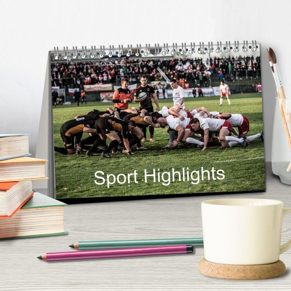 Produktbild: Sport Highlights (Tischkalender 2026 DIN A5 quer), CALVENDO Monatskalender