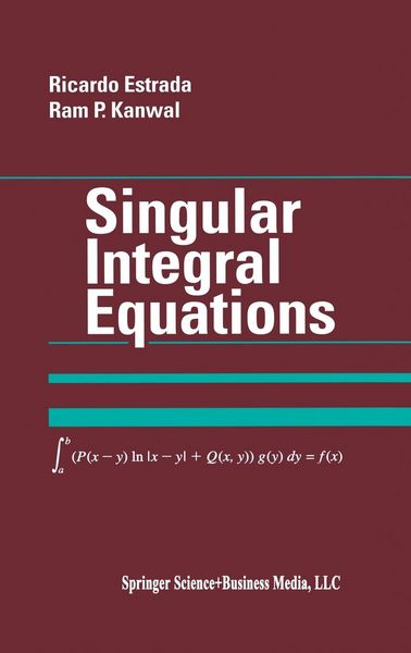 Produktbild: Singular Integral Equations