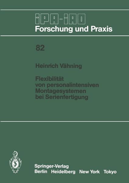 Produktbild: Flexibilit&auml;t von personalintensiven Montagesystemen bei Serienfertigung