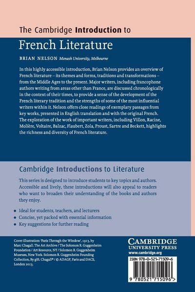 Produktbild: The Cambridge Introduction to French Literature