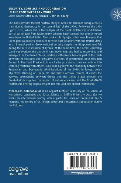 Produktbild: Redefining Greek&ndash;US Relations, 1974&ndash;1980
